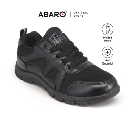 ABARO Black School Shoes 2355 Mesh Secondary Unisex